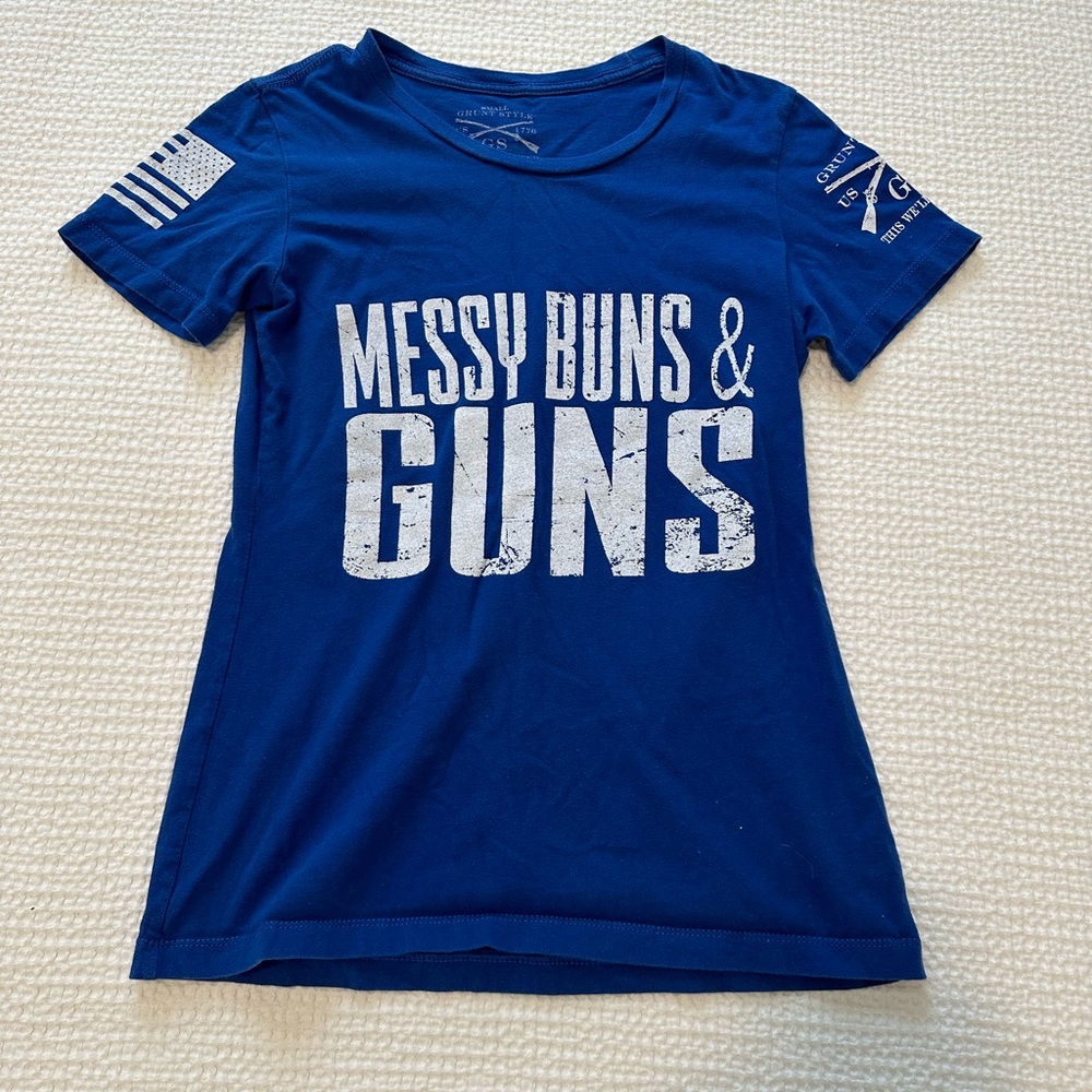 Grunt style blue t shirt